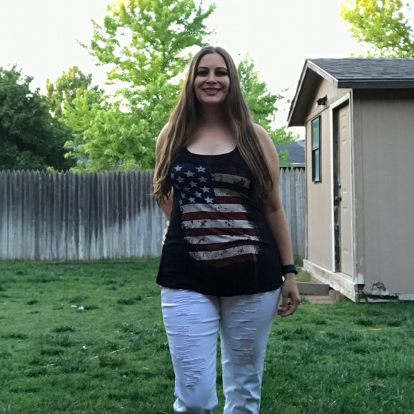 White High Waisted ripped skinny jeans - Picture 6 of 7