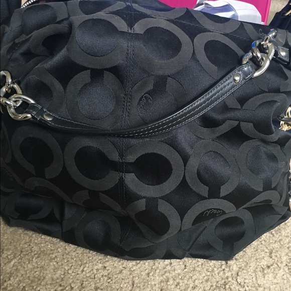 SALE 2 DAY 🦋Coach Authentic blk. Hobo! Excellent - Picture 1 of 4