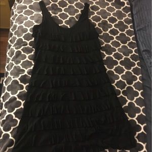 Express Ruffle Knit Tank Dress