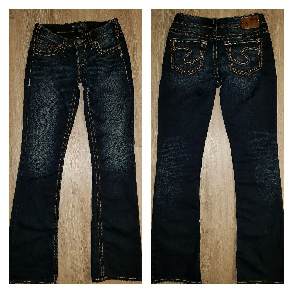 SOLD!Silver Womens Jeans Bootcut NWOT Size 27 L 33