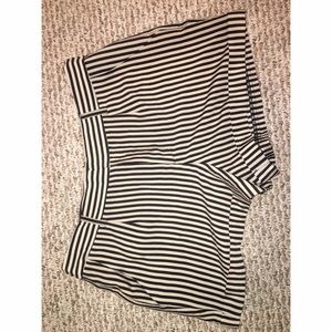 Forever 21 chiffon striped shorts, brand new