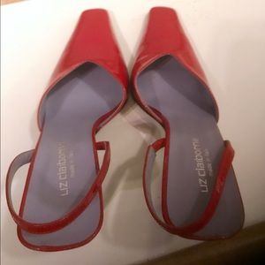 💰SALE💰Liz Claiborne Red Patent Heels 7.5