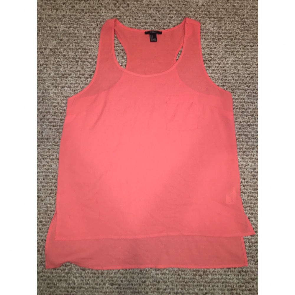 Salmon High-low tank top, bran new size S