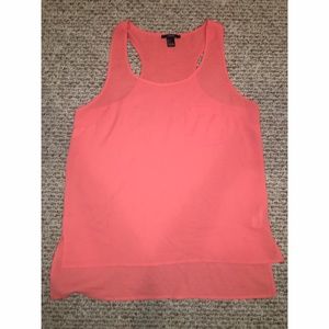 Salmon High-low tank top, bran new size S