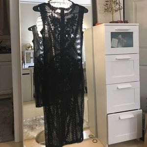 Black see through Bebe dress