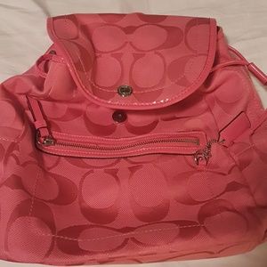 coach back pack