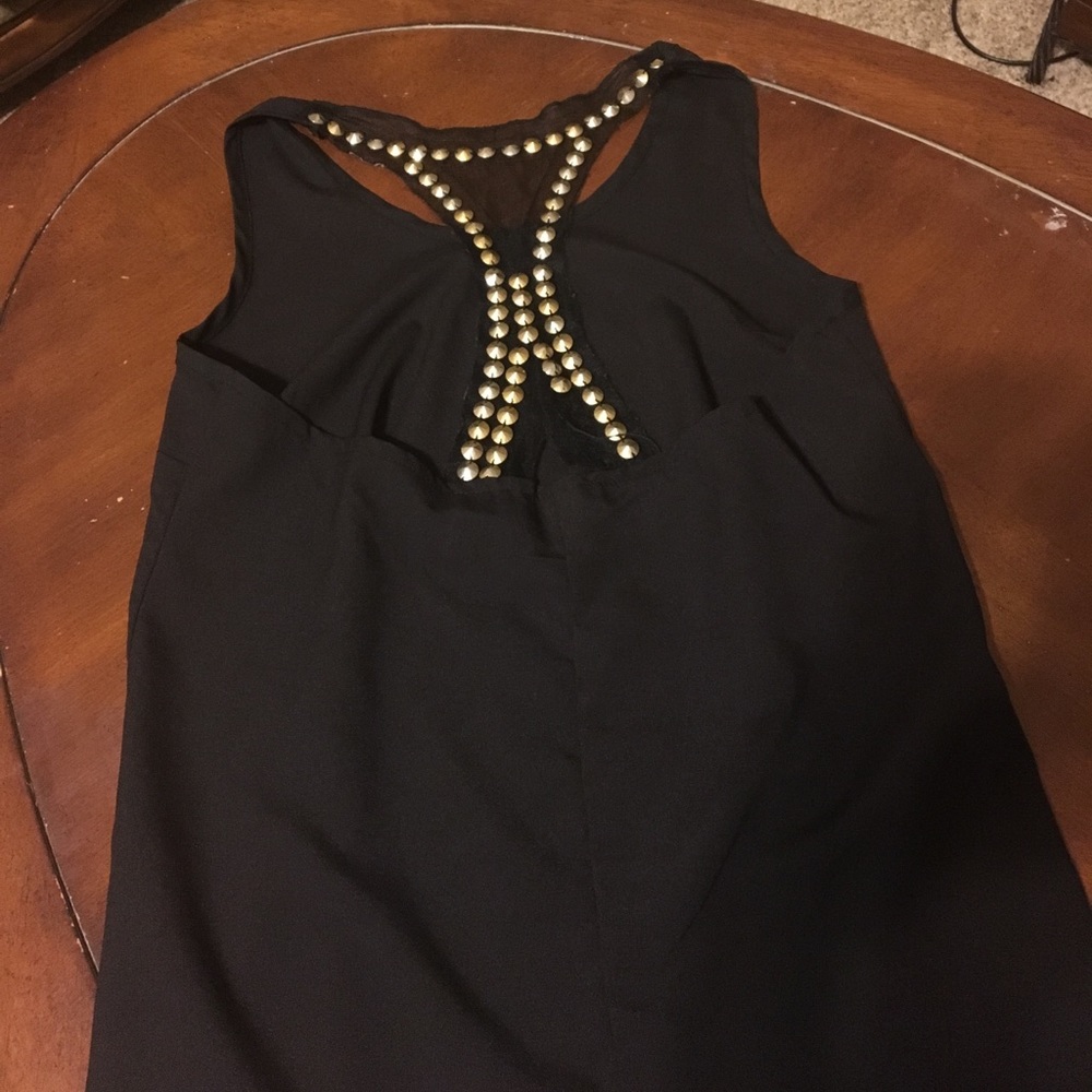 Jeweled Racerback Tank Top