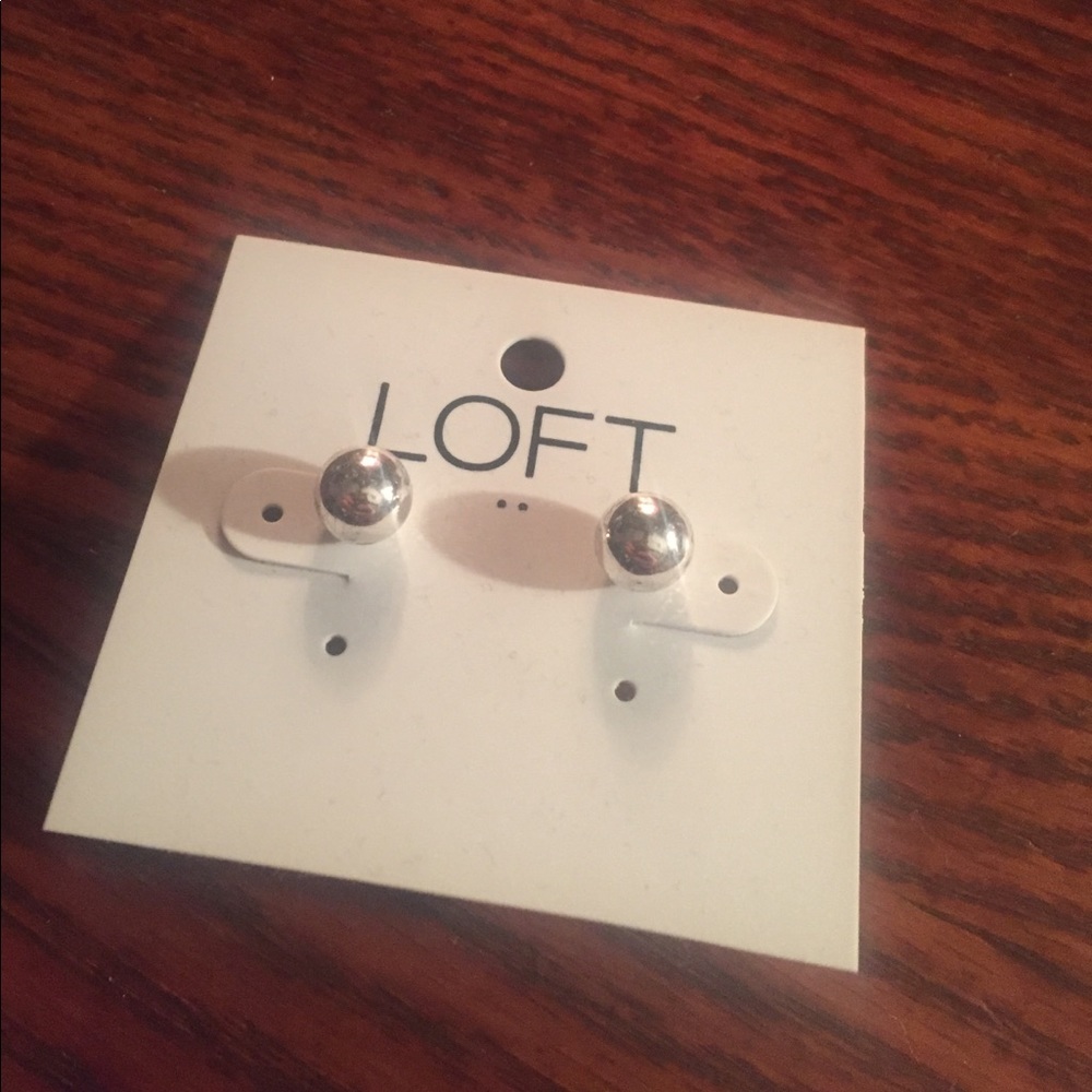 Loft Silver Stud Earrings