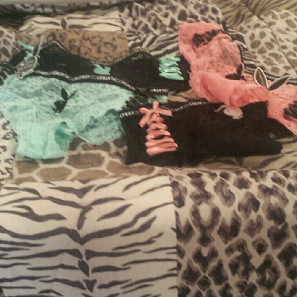 2 packs playboy bunny panties
