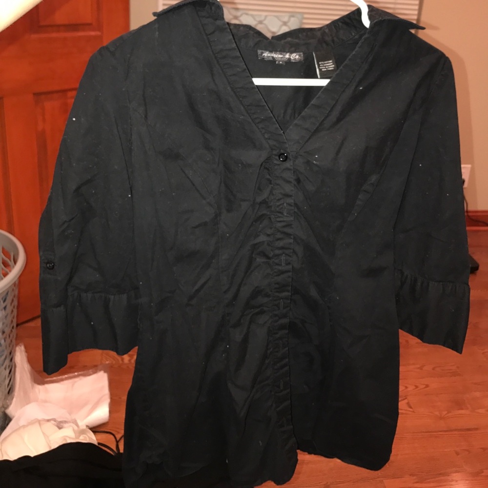 Button up black shirt