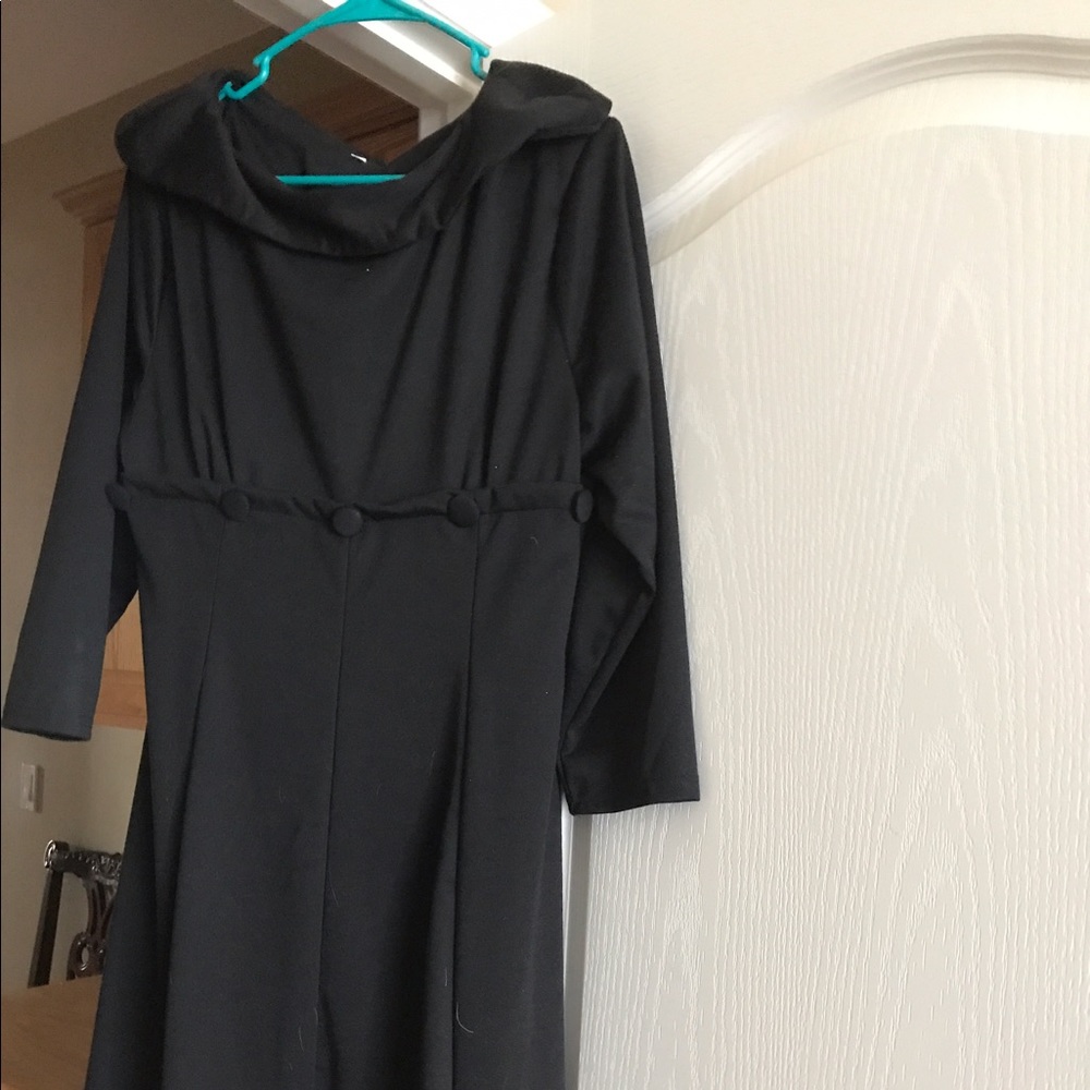 Black evening dress