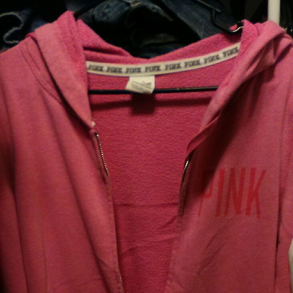 Pink beach hoodie!