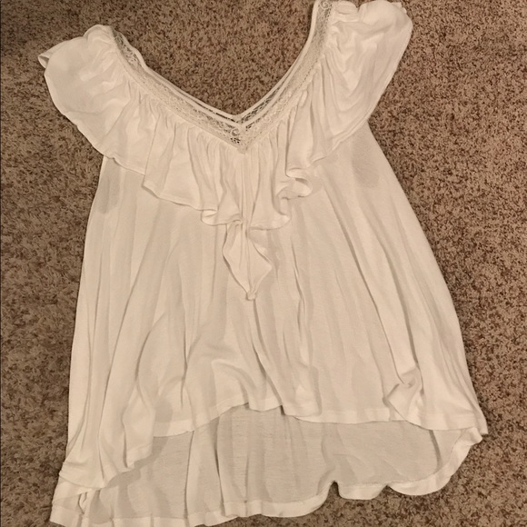 Free People Tops - Free people white shirt!