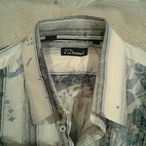 7 diamonds long sleeve dress shirt