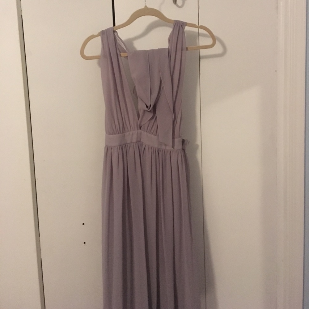 Grey formal/bridesmaid/prom dress