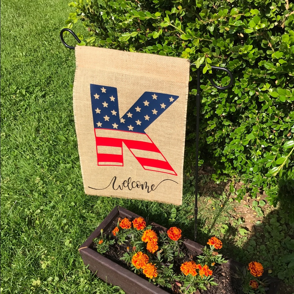 Monogram K Flag