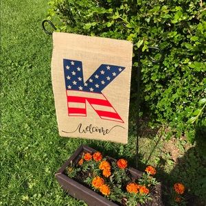 Monogram K Flag