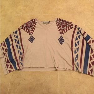 Remain/ short tribal poncho!!