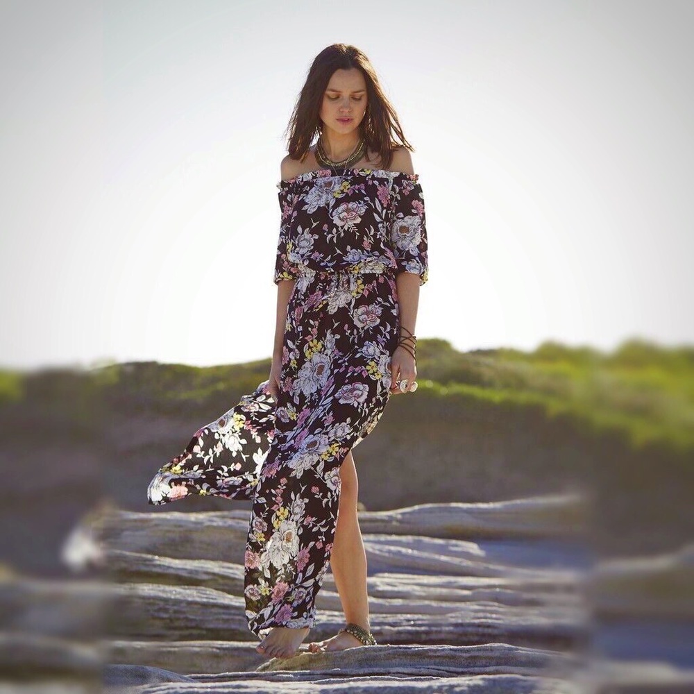 Auguste Night Bloom Maxi Dress