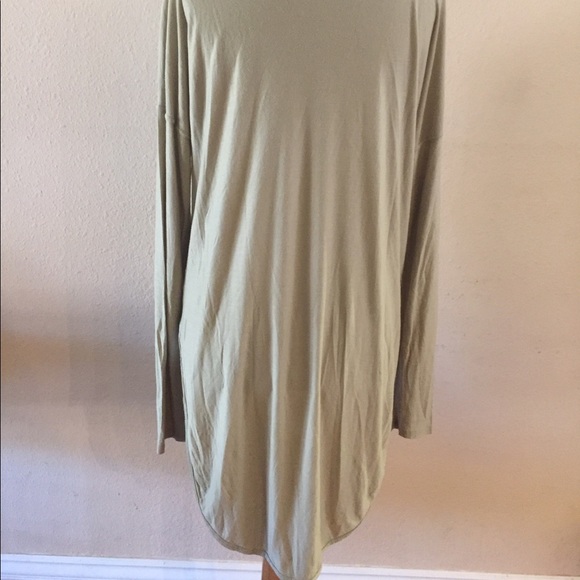 Free People We The Free Light Green L/S Tunic - Picture 5 of 8