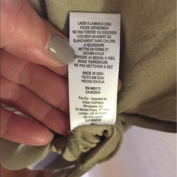 Free People We The Free Light Green L/S Tunic - Picture 8 of 8