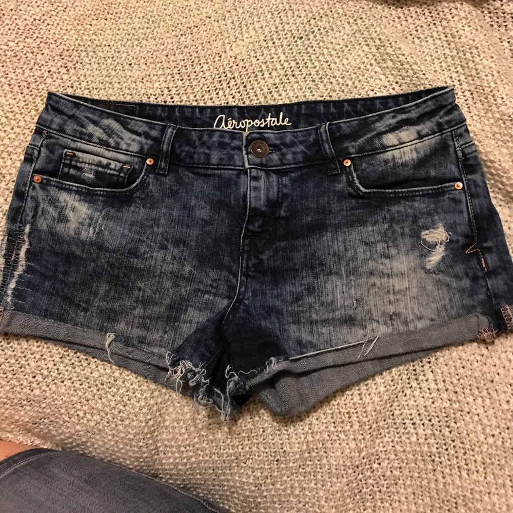 Gently used Aeropostale jean shorts Size 8