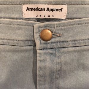 American Apparel High Waisted Light Jeans
