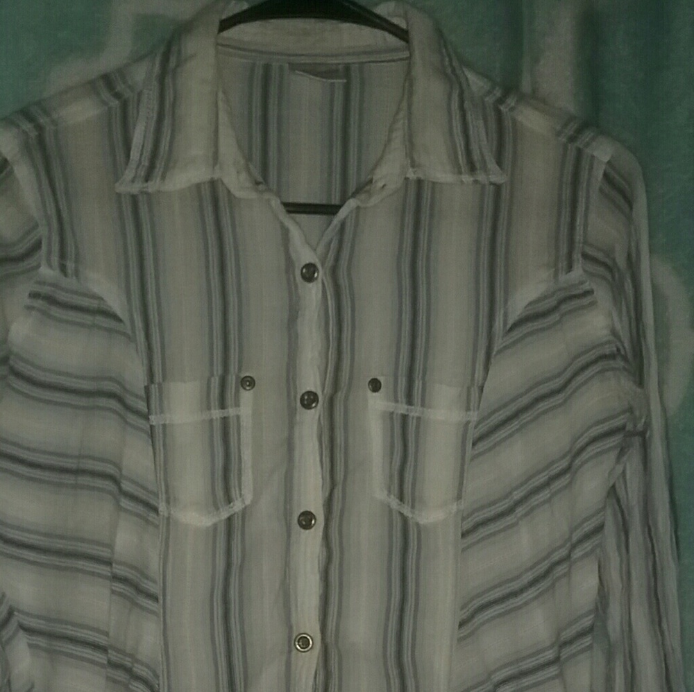 Vintage maternity long-sleeved shirt