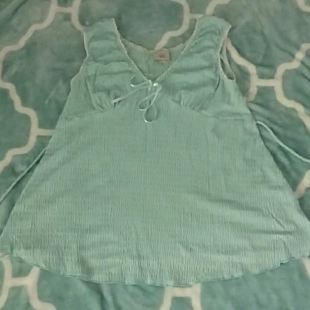 Vintage maternity sleeveless blouse