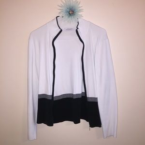 Liz Claiborne Zip-Up Sweater