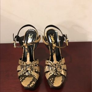 ⛔️SOLD⛔️NWT YSL Tribute 105 heels. RARE style!38.5