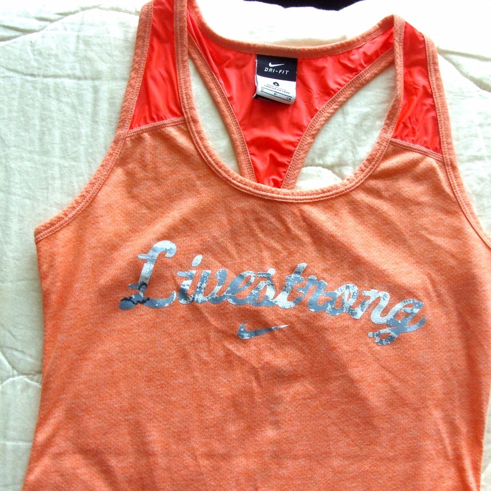 Nike Livestrong dry fit workout tank
