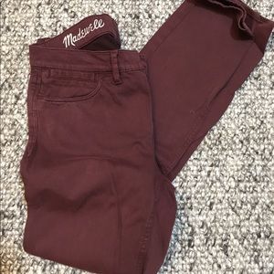 Maroon Madewell Women's Pants