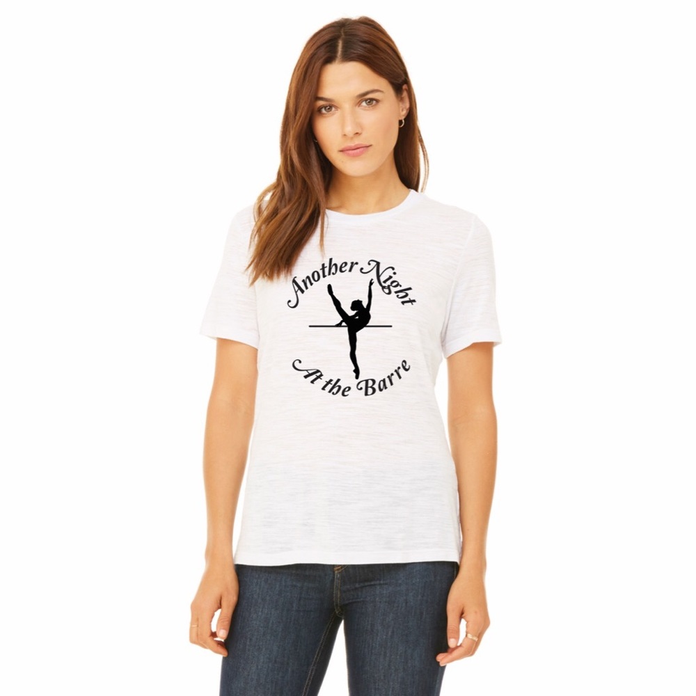 White Crewneck Dance Tee
