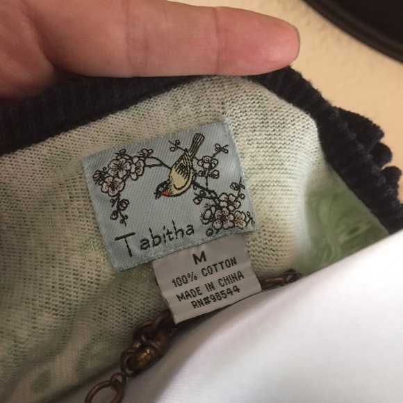 Tabitha green Floral Ruffle Cardigan - Picture 5 of 6