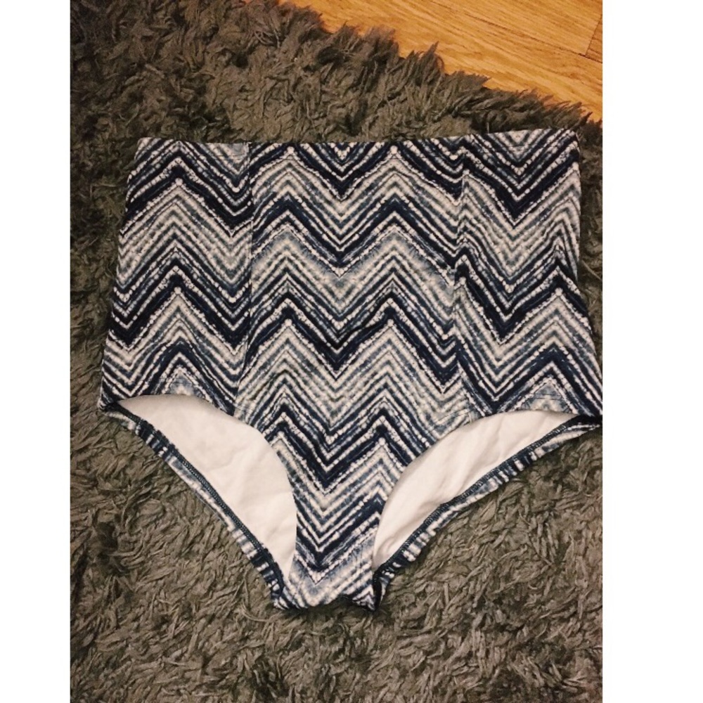 High rise bathing suit bottom