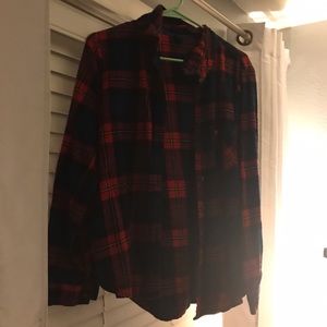 Red and blue flannel