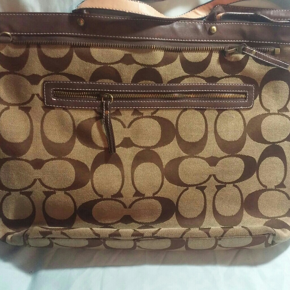 Coach tote reversible