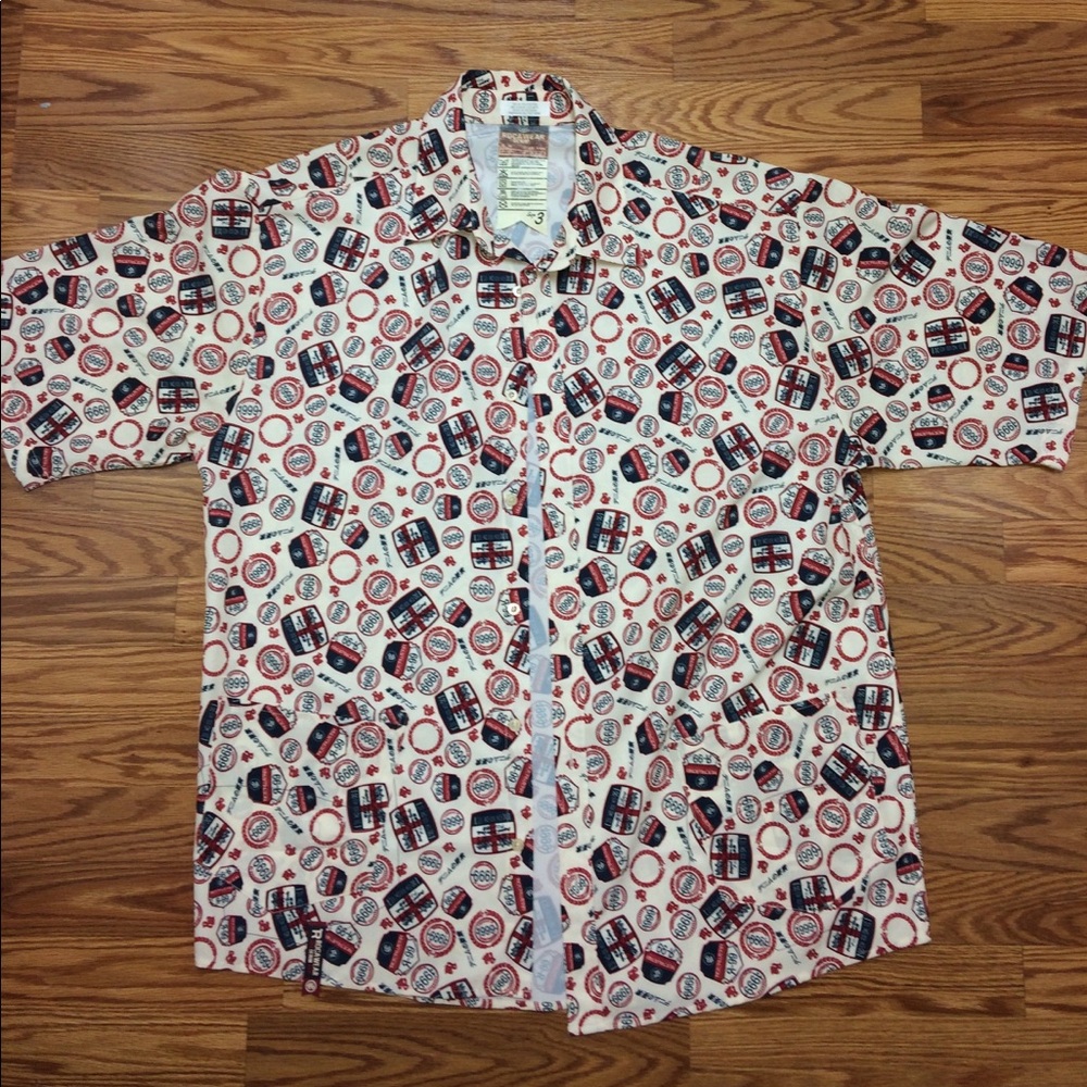 Oriental Rocawear Button Up Shirt