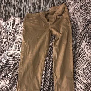 Tan American eagle skinny jeans