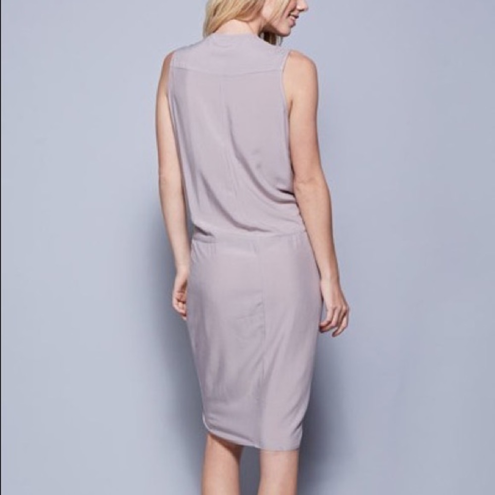 🎉NEW ARRIVAL 🎉Sexy Greek Inspired Gray Dress - Picture 3 of 8