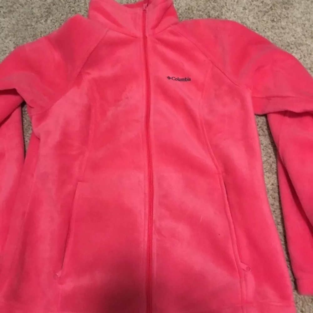 Women's Columbia fleece jacket size Large