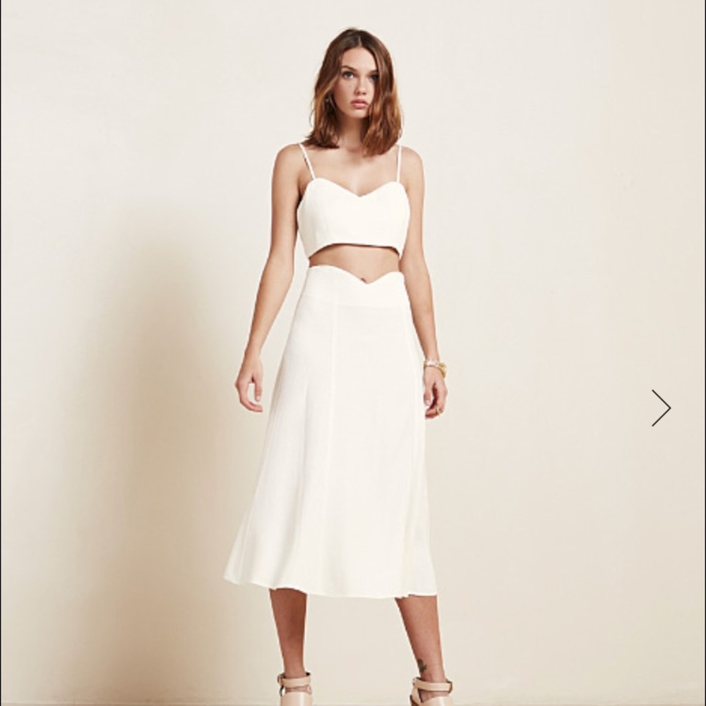 Reformation Azalea Two Piece (White)