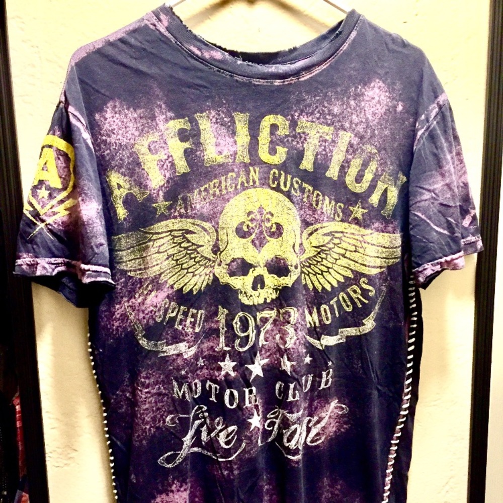 Men's affliction shirt