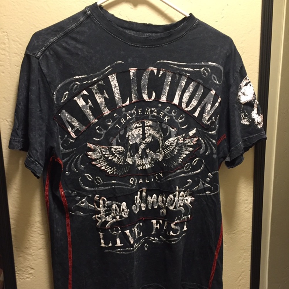 Men's affliction shirt