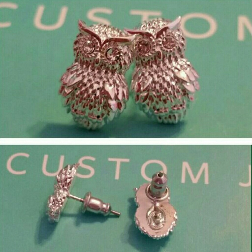 Origami Owl BLING Owl Stud Earrings