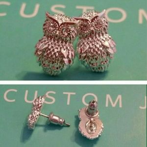 Origami Owl BLING Owl Stud Earrings