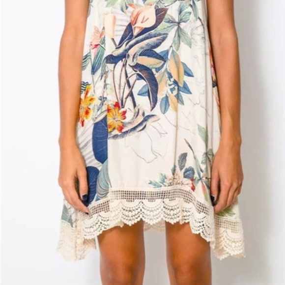 🎉HP🎉one left!! Stunning floral dress-crochet hem - Picture 8 of 8