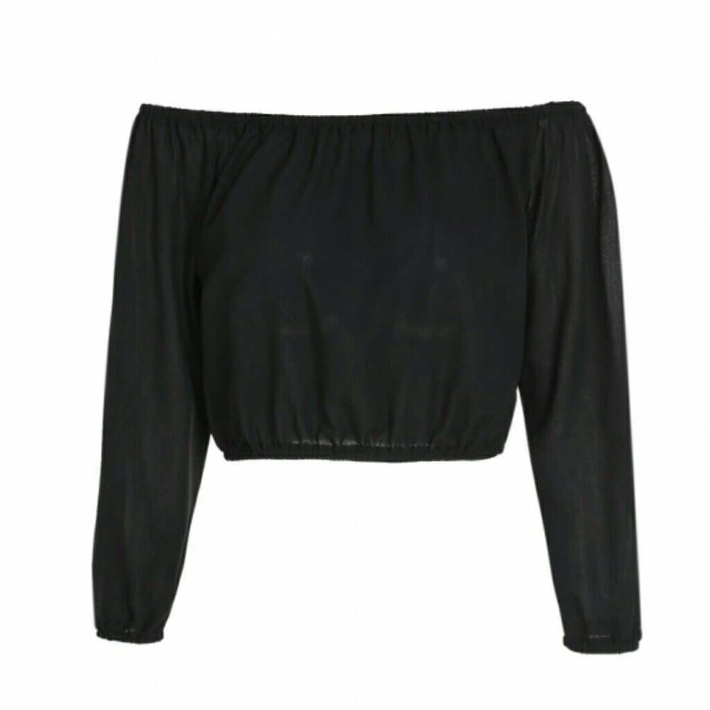 Off shoulder crop top - Picture 3 of 3