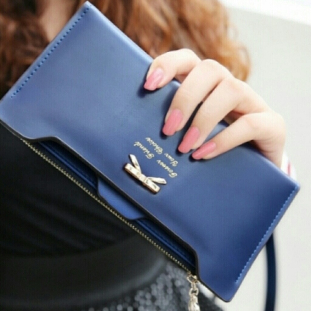 Blue wallet